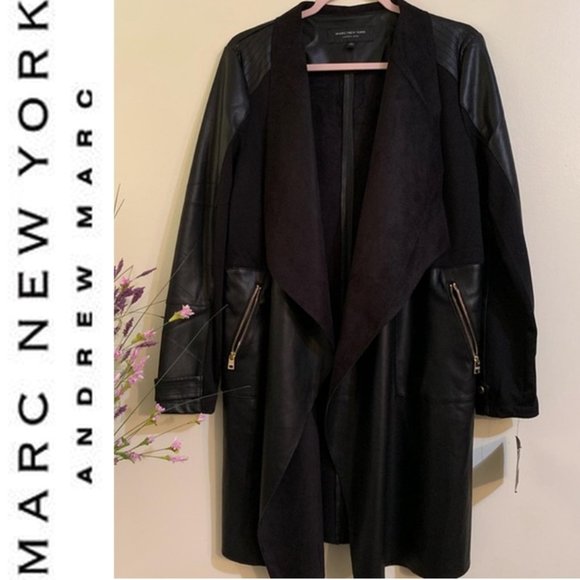 Andrew Marc Jackets & Blazers - Luxurious Faux Leather Jacket by Marc New York
